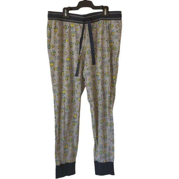 Despicable Me - Minion Made Women's Pajama Pants with Cuffed Ankles Size Large - Picture 2 of 7